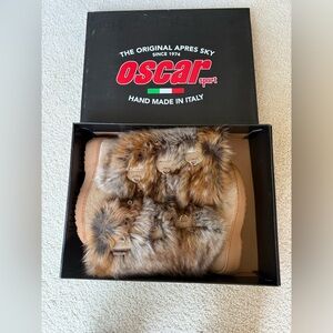 Oscar Sport Women's Fur Winter Boots - Tan